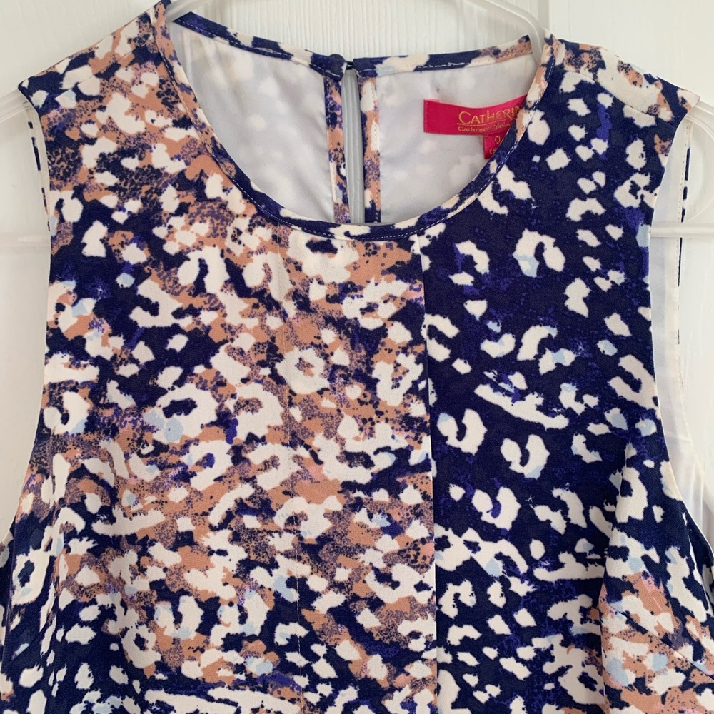Blue and Pink Asymmetrical dress